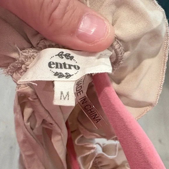 Entro Cream Ruffle Sleeve Tank Top - Picture 2 of 3